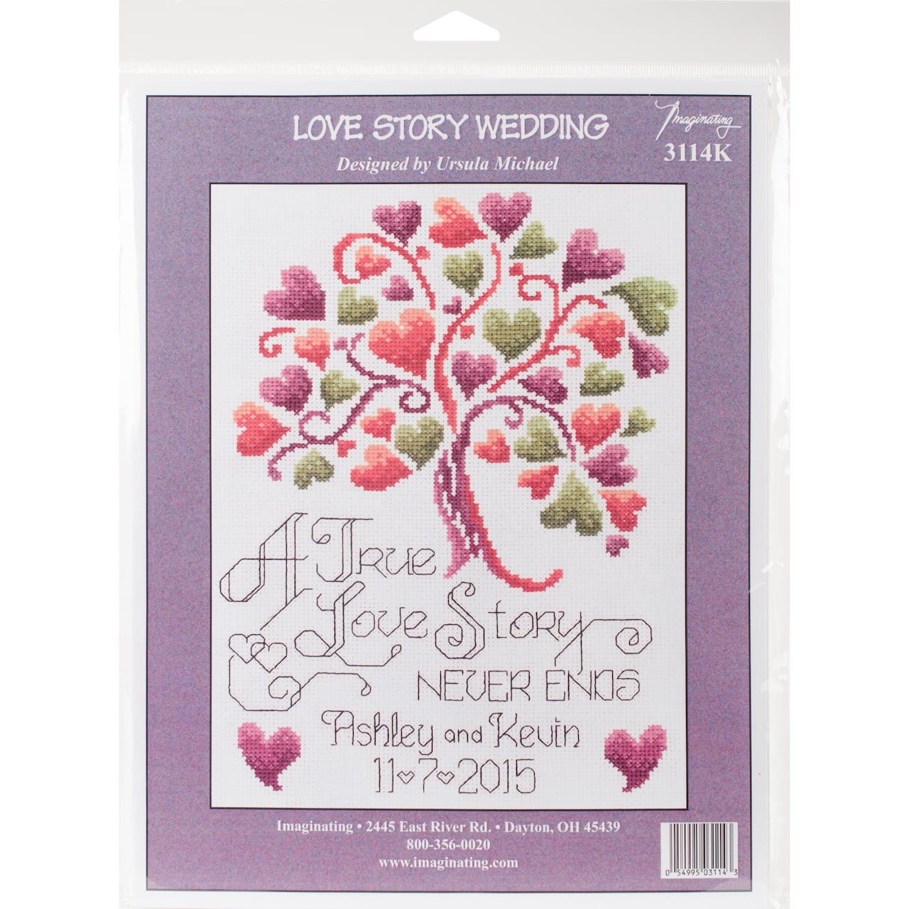 Imaginating Love Story Counted Cross Stitch Kit